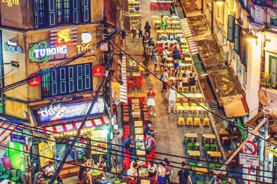 Phố bia Tạ Hiện – Trải nghiệm hương vị độc đáo của Hà Nội