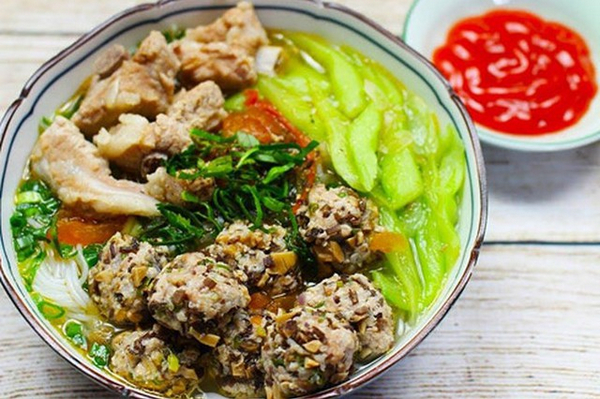 Bún dọc mùng – Món ngon dân dã níu chân bao thực khách