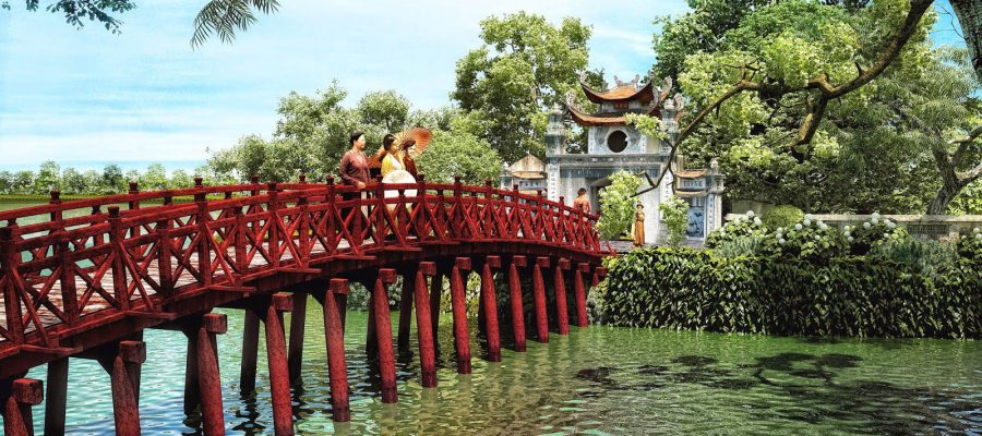 Khám Phá Vẻ Đẹp Cổ Kính Của Đền Ngọc Sơn Cùng Nhà Khách Tổng Liên Đoàn