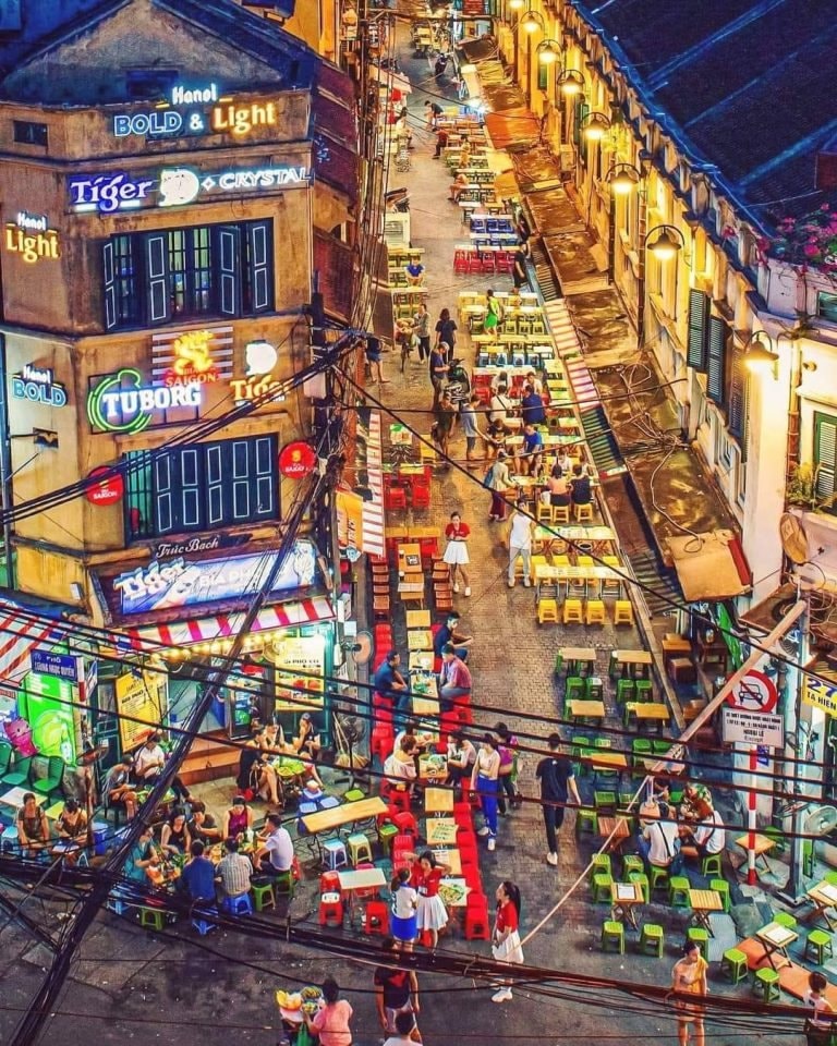 Phố bia Tạ Hiện – Trải nghiệm hương vị độc đáo của Hà Nội